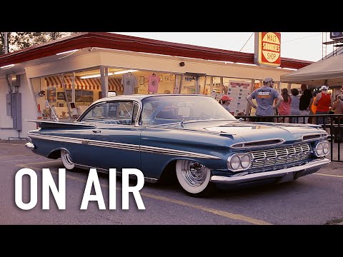 Driving a Super Slick 409 1959 Impala Custom with Ridetech Air Suspension