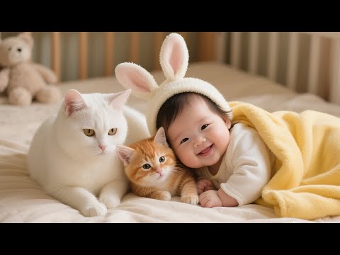 Cats and Babies Moments Full of Love