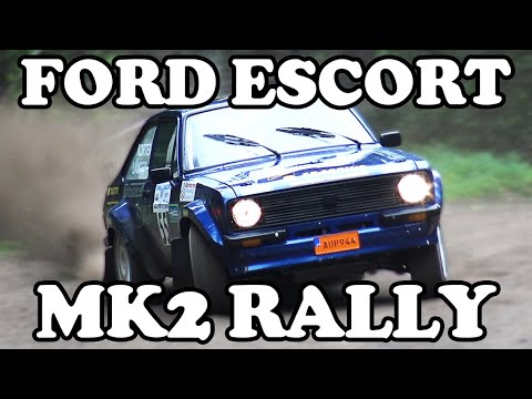 Ford Escort MK2 Rallying - Crashes & action!