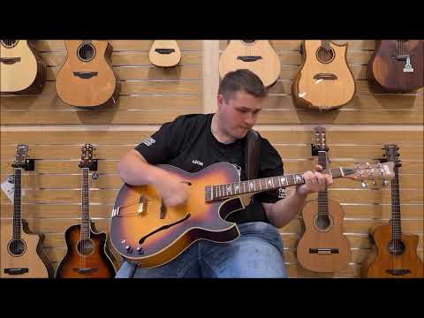 Oberkrainer Gitarre Jazzgitarre Rems OG 505A Sunburst