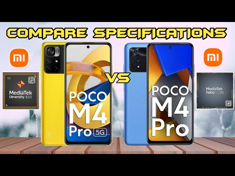 Xiaomi Poco M4 Pro 5G vs Xiaomi Poco M4 Pro 4G || Full Specifications