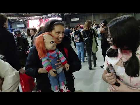 Chucky Dolls are following us around 'For the Love of Horror 2023'