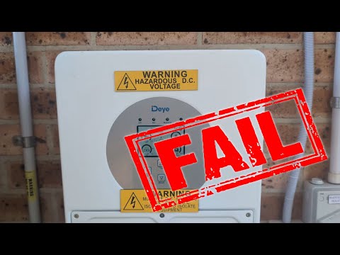 Deye Hybrid Solar Inverter RTC FAIL!