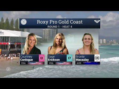 2016 Roxy Pro: Round 1, Heat 4 Video