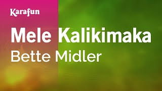 Mele Kalikimaka - Bette Midler | Karaoke Version | KaraFun