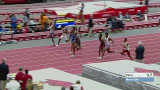 Ashe Favor Wins the 60m SEC indoor championships with 6.52s. #60m #short #shorts #secchampionship