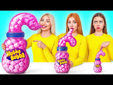 Big, Medium and Small Plate Challenge | Fantastic Kitchen Recipes by Candy DO