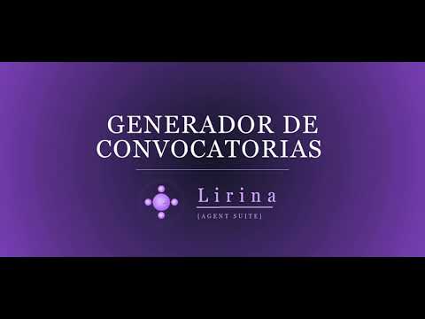 Generador de Convocatorias en acción