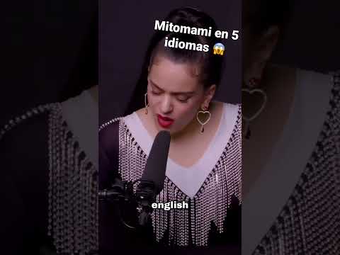 Rosalia cantando en 5 idiomas!!!