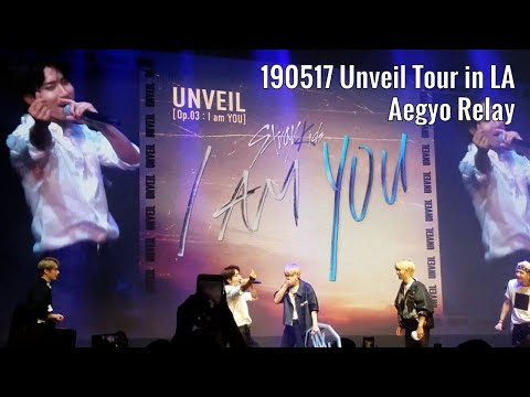190517 Stray Kids Aegyo Relay - Unveil Tour in Los Angeles