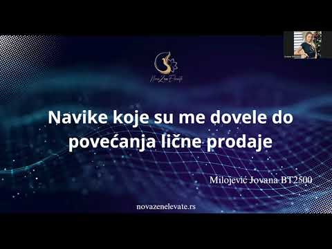 Navike koje su me dovele do povećanja lične prodaje - Jovana Milojević