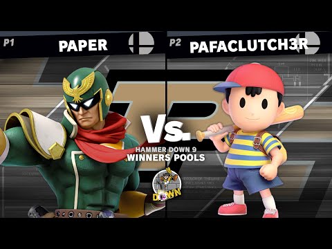 Hammer Down 9 | Winners Pools - Paper (Captain Falcon) vs PAFACLUTCH3R (Ness)