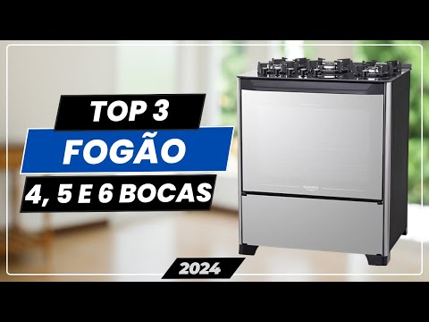 Os Melhores Fogão 4, 5 e 6 Bocas Bom e Barato para 2024