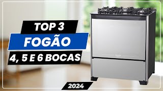 Os Melhores Fogão 4, 5 e 6 Bocas Bom e Barato para 2024