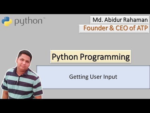 Abidd Ep 4 User Input Python Programming