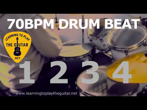 70 BPM Drum Beat - 4/4 Time - Metronome