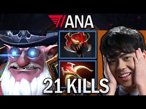 Sniper Dota 2 Gameplay T1.Ana with 21 Kills and Madness