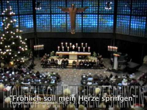 Charlottenburg: Choral "Fröhlich soll mein Herze springen", Evangelsiches Gesangbuch 36