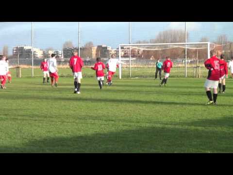 FC Rijnvogels D4 thuiswedstrijd januari 2012.