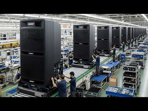 How Bose S1 Pro Speakers Are Made — Inside a Portable PA Speaker Factory