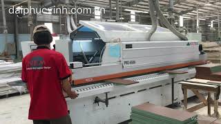 Máy dan chỉ laminate, pvc, venner ... Holztek PRO-650A