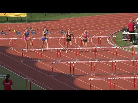 100m prepone [Ž], KVALIFIKACIJE, 2 skupine - Pojedinačno PH za mlađe seniore i seniorke 2025