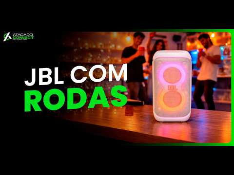Caixa de Som Portátil JBL PartyBox Stage 320 Bluetooth - Branco - 5