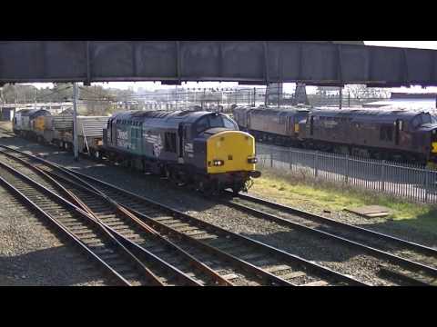 DRS 37069 tnt 37604. 6C52 Flasks. Carnforth. 20/04/16