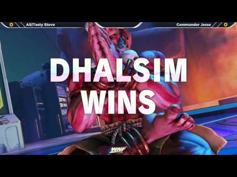 WNF SFV - Off Season 1.2 - AS|Tasty Steve (Nash) vs Commander Jesse (Dhalsim)