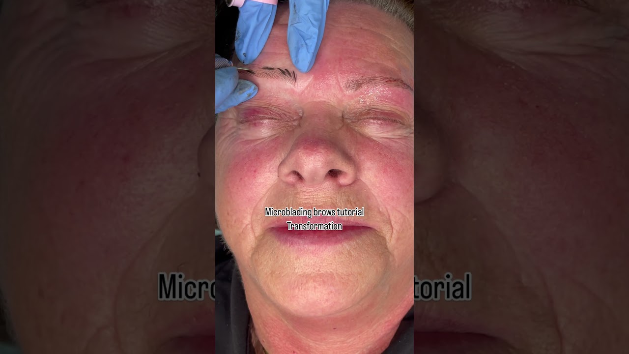 Microblading / microshading brows tutorial / hazia payman #pmu #brows #microblading #tutorial