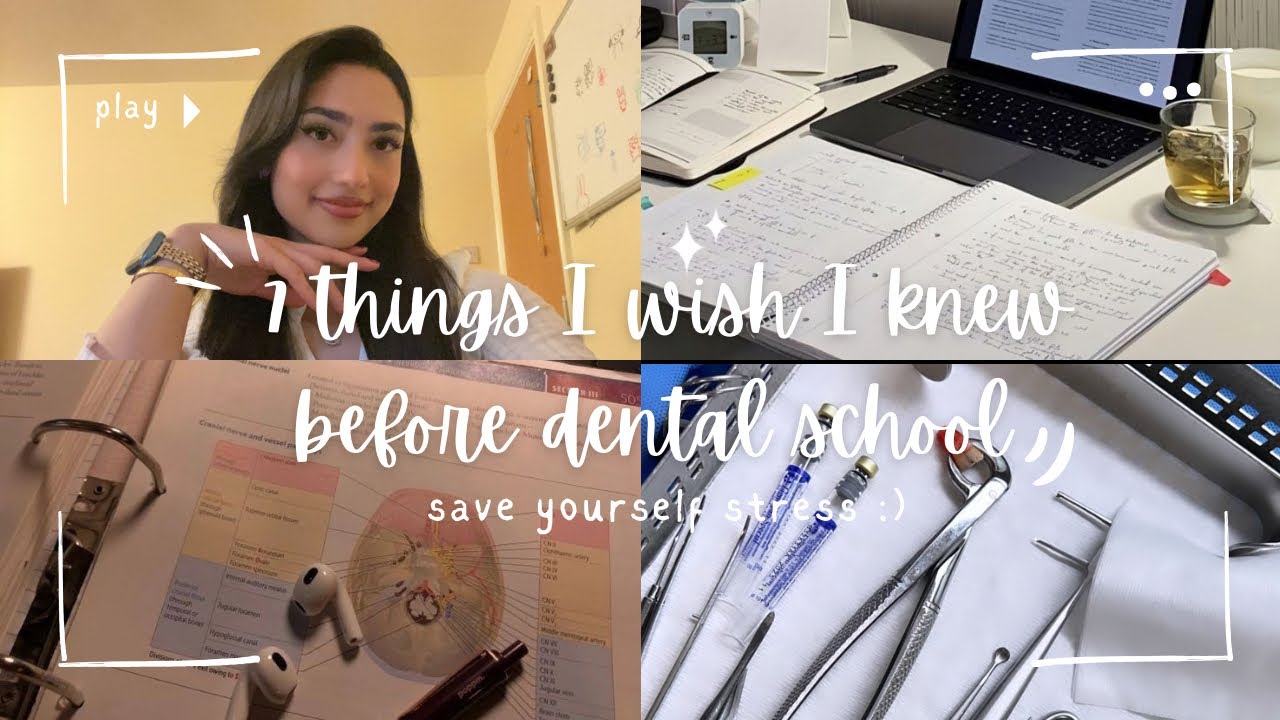 7 Things I Wish I Knew Before Dental School (SAVE YOURSELF STRESS!) 🤝🏻