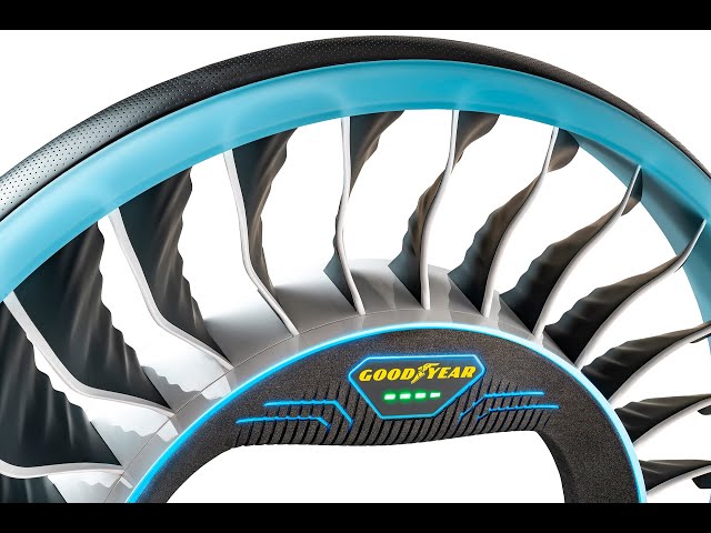 Goodyear представила Aero — уникальные шины для летающих автомобилей