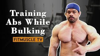Should You Train Abs While Bulking ? | FitMuscle TV