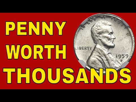 Pennies worth money in your change! 1959 pennies you should know about