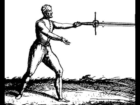 di Grassi spadone fencing exchange commentary