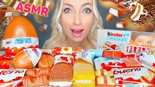 Download lagu ASMR EATING CHOCOLATE KINDER PARTY, CAKE, BUENO, DESSERT, 초콜릿 디저트 먹방 (SWEET FOOD) MUKBANG 먹방 mp3