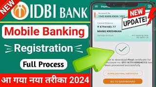 IDBI Mobile Banking Registration 2024 || How to activate mobile banking of idbi bank,@SSM Smart Tech
