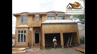 Home framing project in Toronto - Framing completion