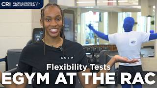 EGYM Flexibility Tests with Blue Man