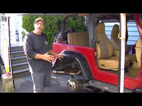 Jeep Wrangler TJ - LIFT KIT - Installing RC 2 1/2 Inch Lift Kit - Video 4 of 7