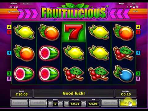 Fruitilicious slot min bet x10