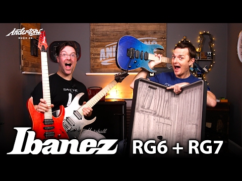 Ibanez RG6PCM & RG7PCM Guitars - Let's Rock These Muthers!!