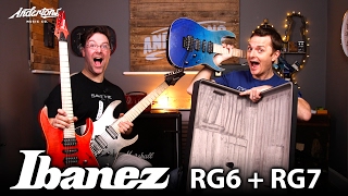 Ibanez RG6PCM & RG7PCM Guitars - Let's Rock These Muthers!!