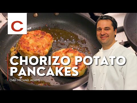 Chorizo Potato Pancakes | Chef Michael Adams | Tips & Techniques