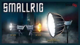 SmallRig RC120B and RC120D Video Lights with RA-D55 Soft-Box