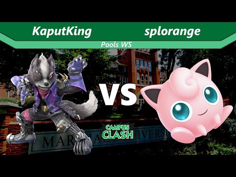 Campus Clash Fall 2022 - KaputKing (Wolf) vs splorange (Jigglypuff) - Pools WS - SSBU