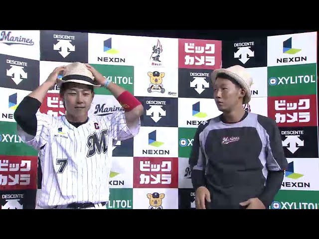 マリーンズ・関谷投手・鈴木選手ヒーローインタビュー 2016/6/8 M-T