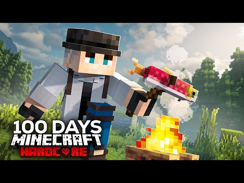 I Barely Survived 100 Days in Ultra Realistic Hardcore Minecraft