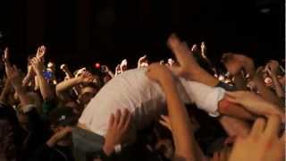 MUTEMATH - Quarantine + Finale (Light-up inflatable mattress crowd surf) - Toronto 2012
