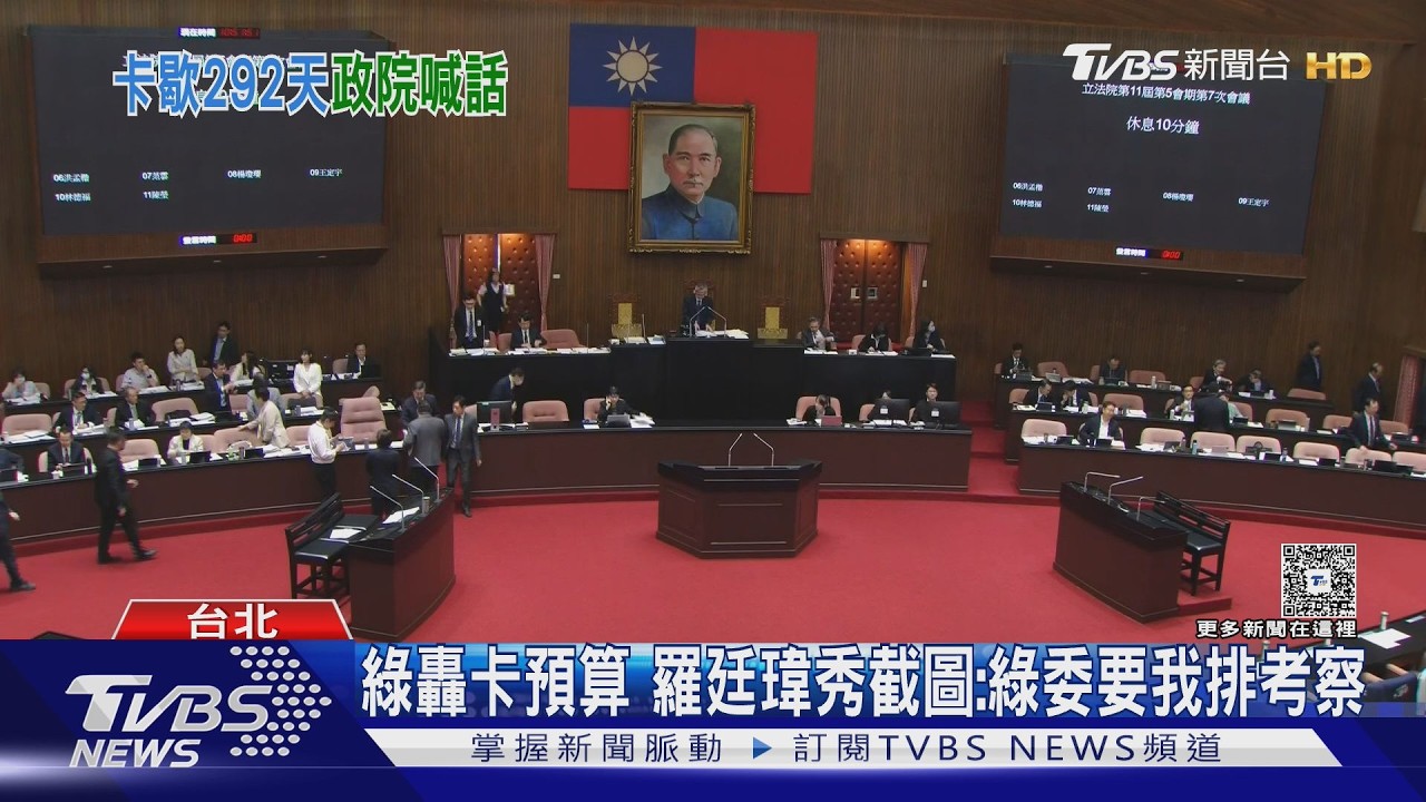 影音/綠轟卡總預算! 羅廷瑋秀截圖:是綠委要我排考察